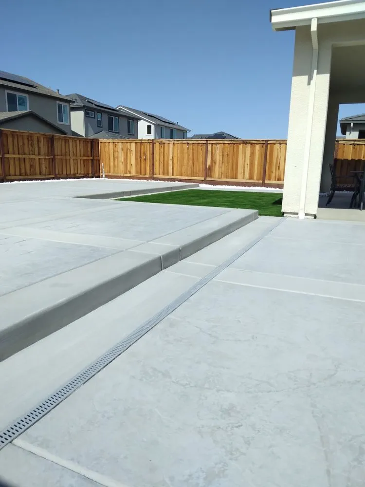 Local landscape design near you across Stockton, CA - Decorative rock & concrete