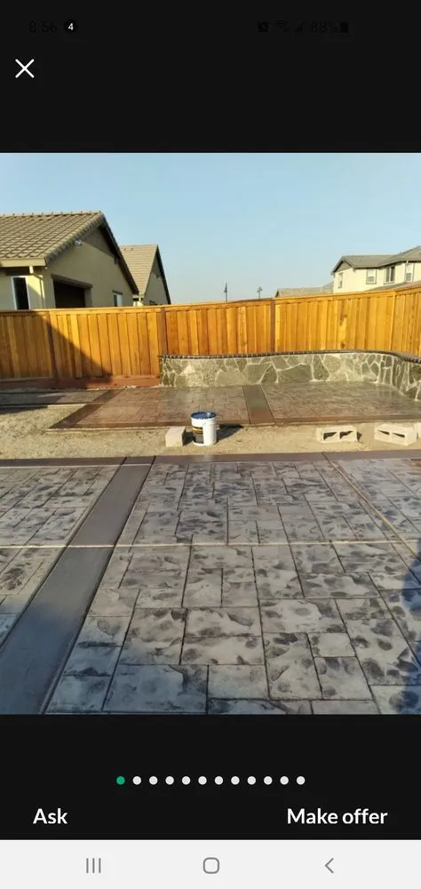 Professional landscape design near you in Stockton, CA by Decorative rock & concrete