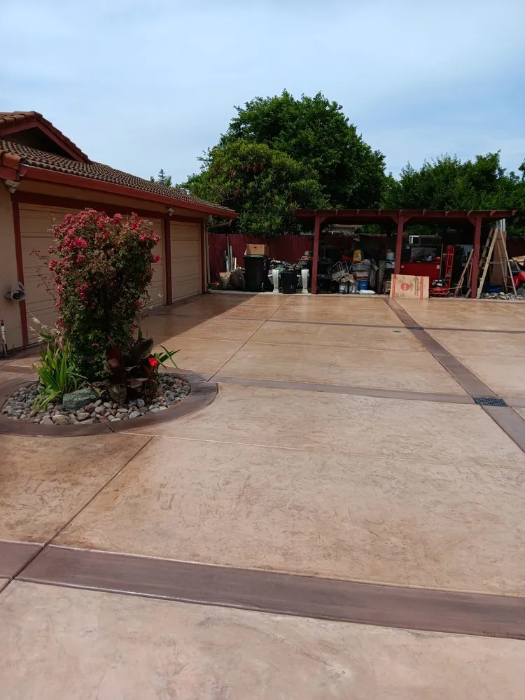 Trusted lawn mowing service near you across Stockton, CA - Decorative rock & concrete