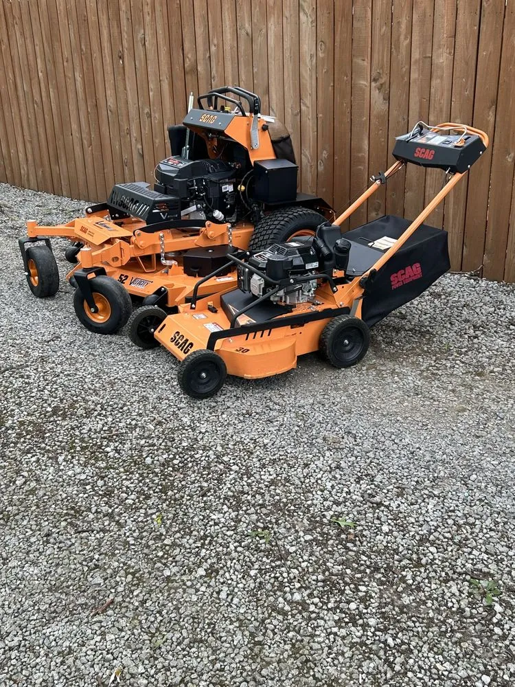 Local lawn mowing service with custom design in Salem, OH by Dedicated Lawn Service