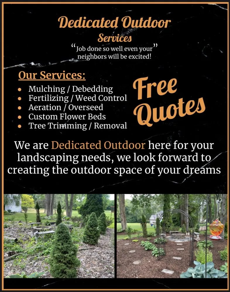 Expert lawn mowing service near you in Holly, MI by Dedicated Outdoor