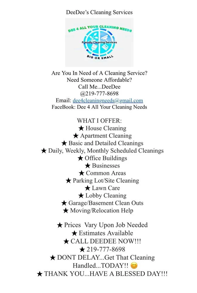 Local outdoor landscaping for homes across Gary, IN - Dee 4 All Your Cleaning Needs