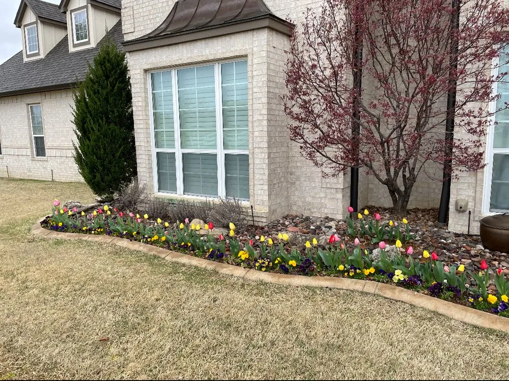 Affordable lawn care service in Tulsa, OK by DeeDees Bloomers Landscape & Design