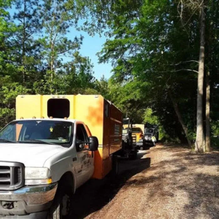 Custom yard cleanup service with custom design across Chesapeake, VA - Deep Creek Tree Care