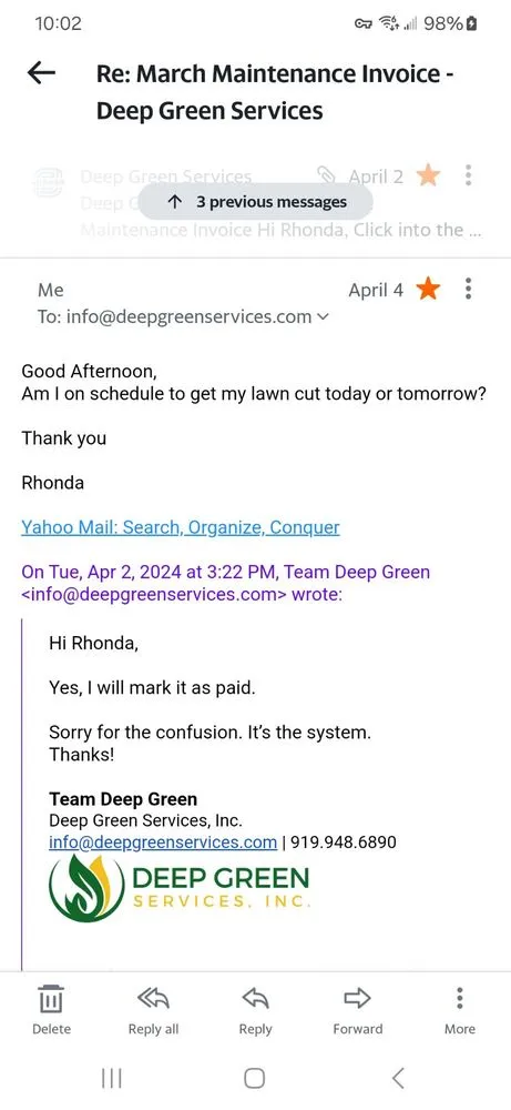 Custom garden landscaping with custom design in Raleigh, NC by Deep Green Services