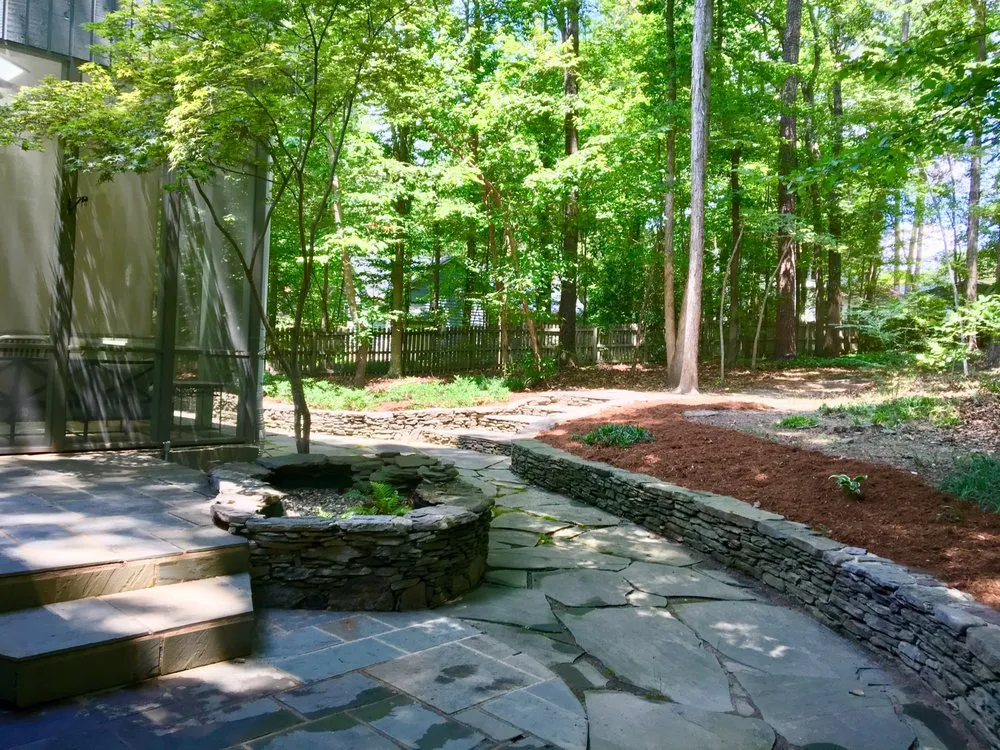Reliable landscape design in Raleigh, NC by Deep Green Services