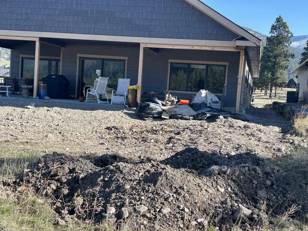 Custom garden landscaping with custom design in Stevensville, MT by Deep Roots Landscape