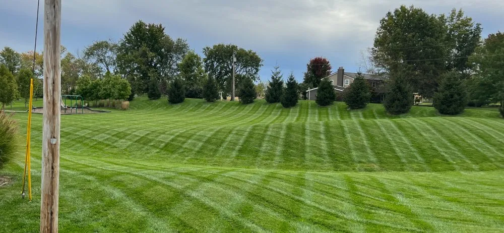 Custom garden landscaping near you in Ostrander, OH by Deep Roots Lawn Service