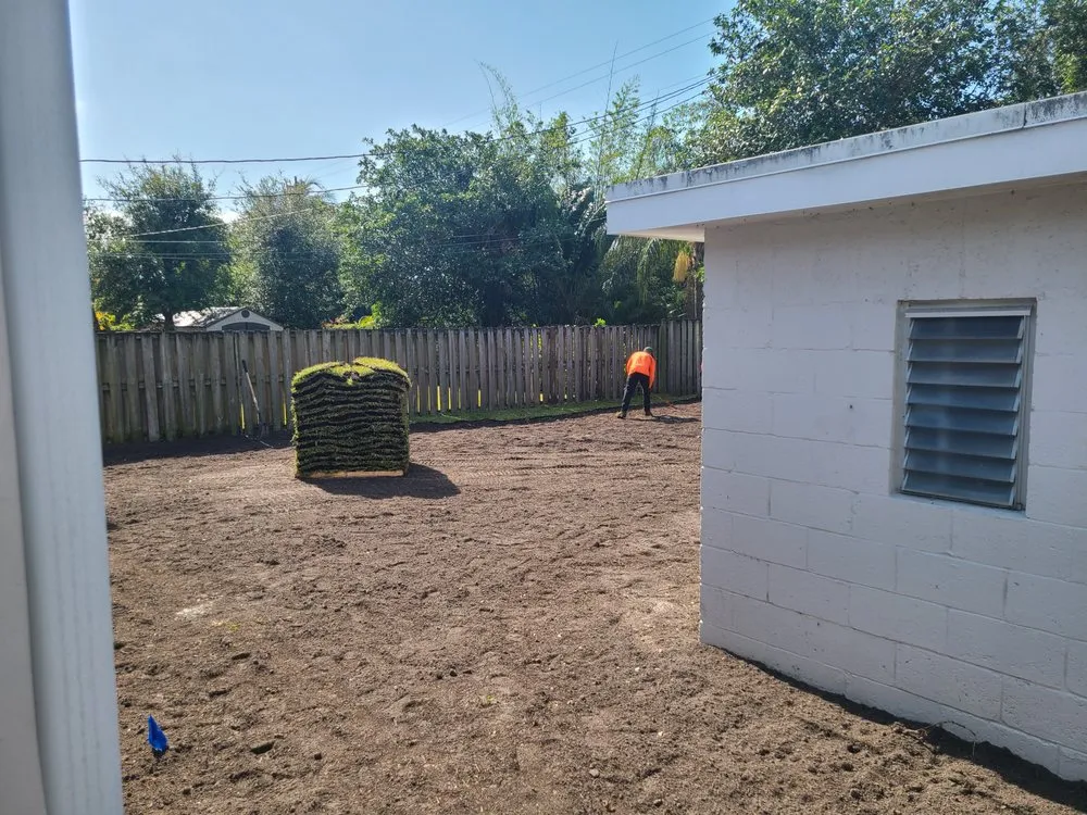 Trusted landscape installation for residential properties in Pompano Beach, FL by Deep Roots Services