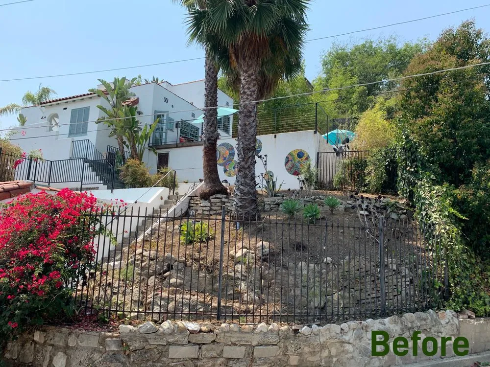 Local landscape installation in Los Angeles, CA by Deephouse Landscaping