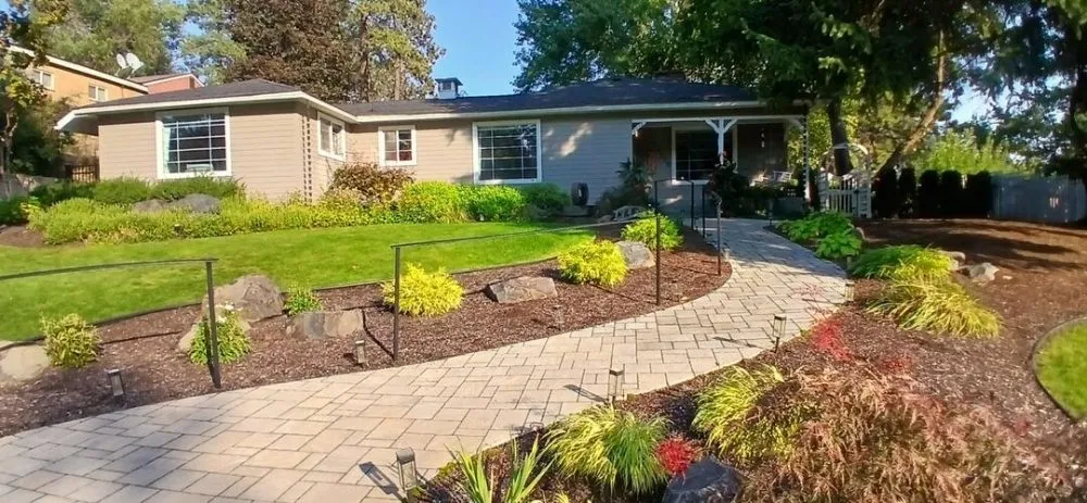 Reliable landscape installation for homes in Coeur d'Alene, ID by Deeply Rooted Landscapes