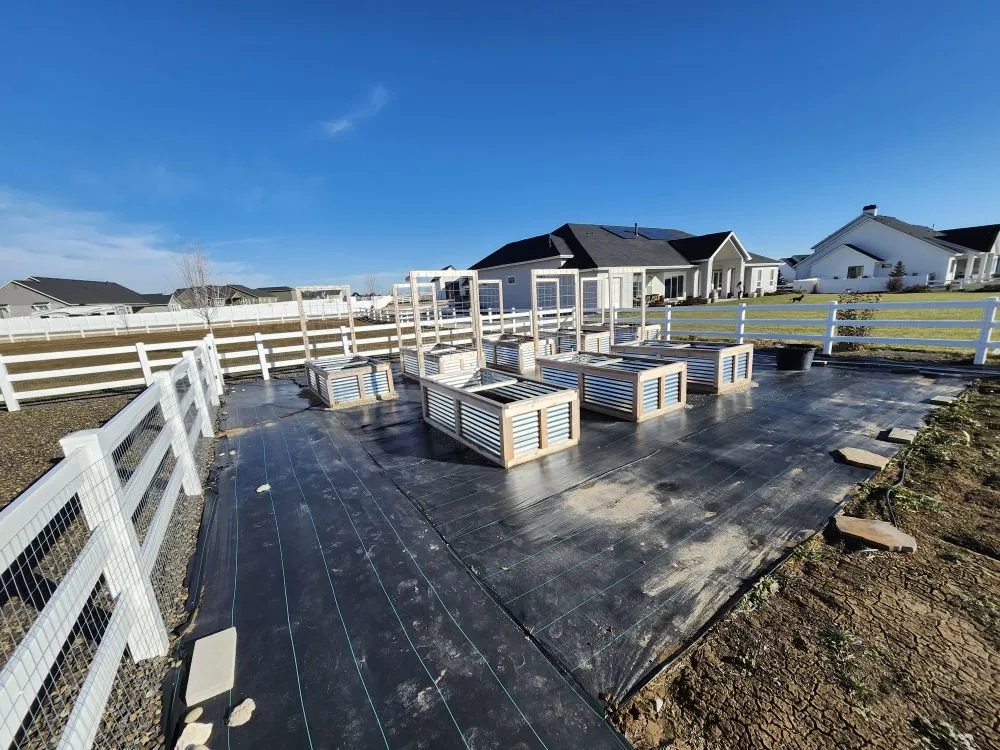 Affordable landscape installation for beautiful yards in Nampa, ID by DeepRoots Landscape Lawncare & Maintenance