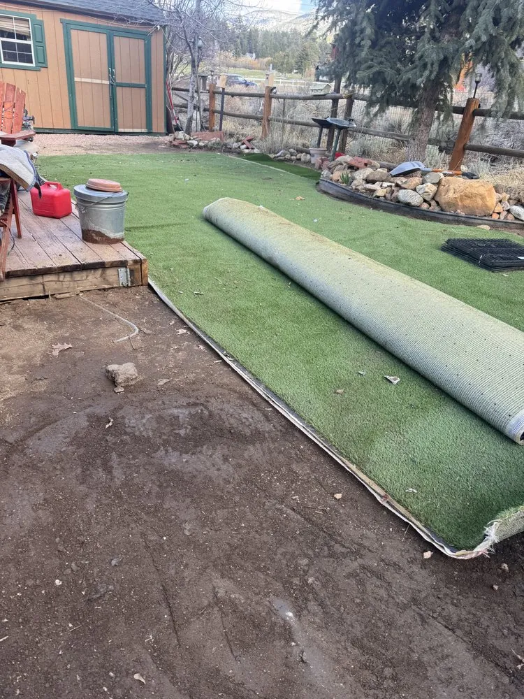 Local landscape installation in Big Bear City, CA by Deer AG