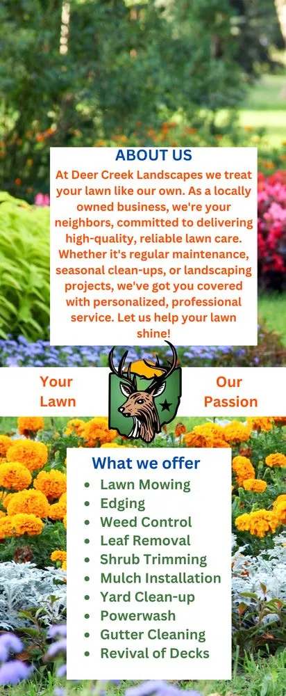 Reliable yard cleanup service for outdoor upgrades across Lincoln Village, OH - Deer Creek Landscapes