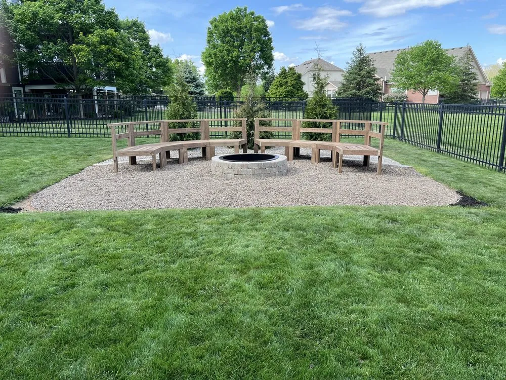 Professional landscape design for year-round maintenance in Noblesville, IN by Deer Landscaping