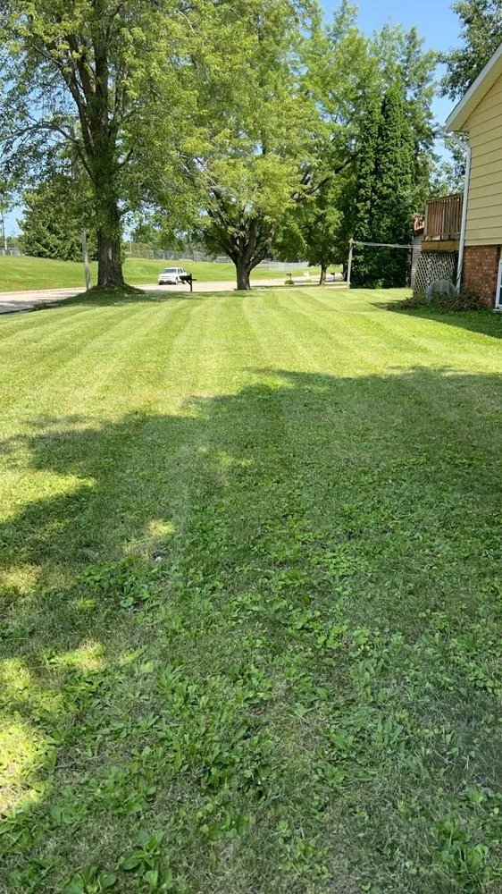 Affordable landscape installation with custom design in Deerfield, WI by Deerfield Lawn Care