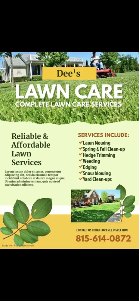 Custom yard maintenance in Kankakee, IL by Dee’s Lawn Care