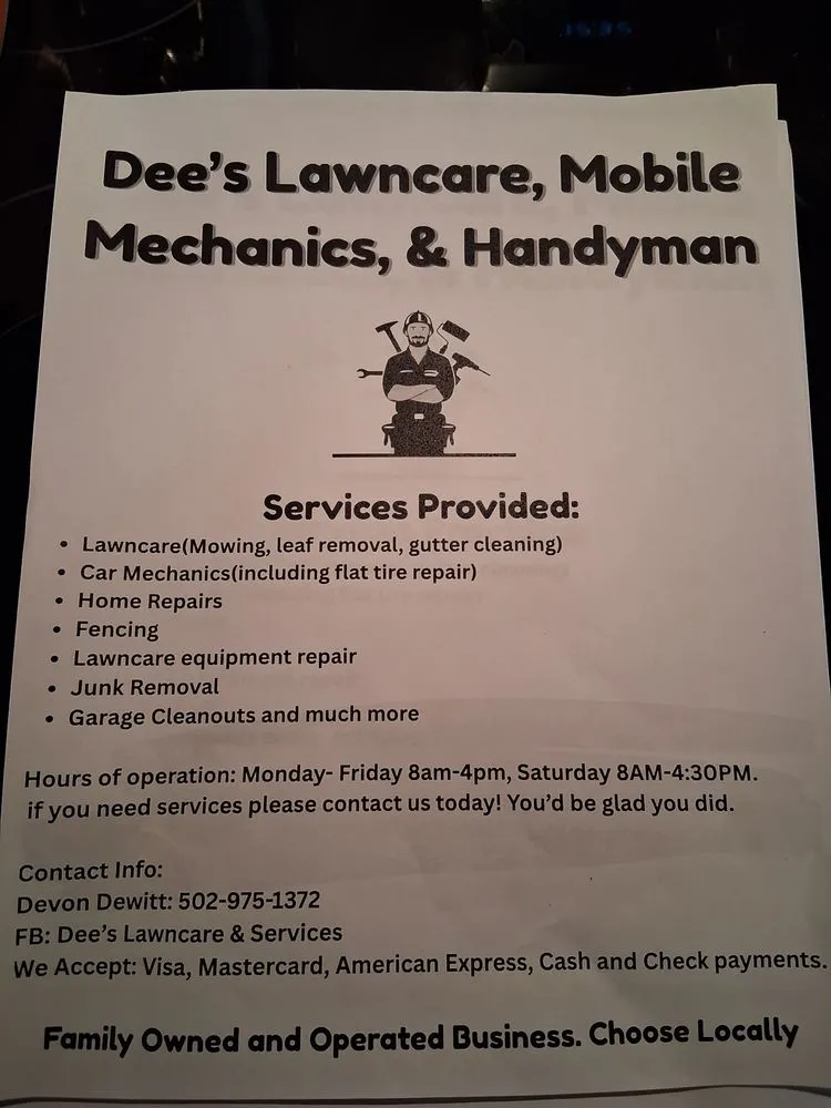 Professional garden landscaping in Watterson Park, KY - Dee's Lawncare & Mobile Mechanics