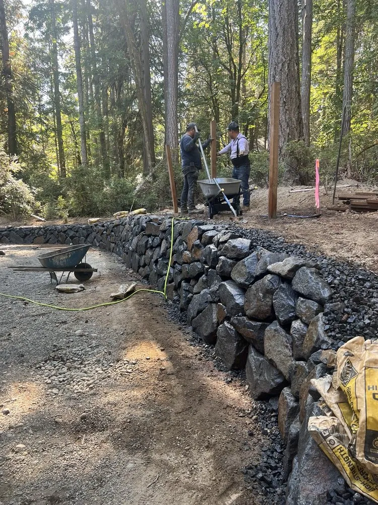 Trusted lawn mowing service with custom design in Belfair, WA by Defender Landscaping