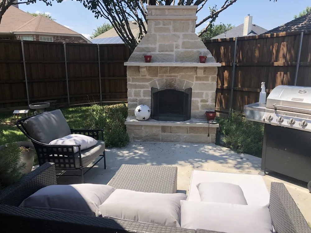 Custom lawn mowing service with custom design across Garland, TX - DeFeo's Landscaping & Lawn Care