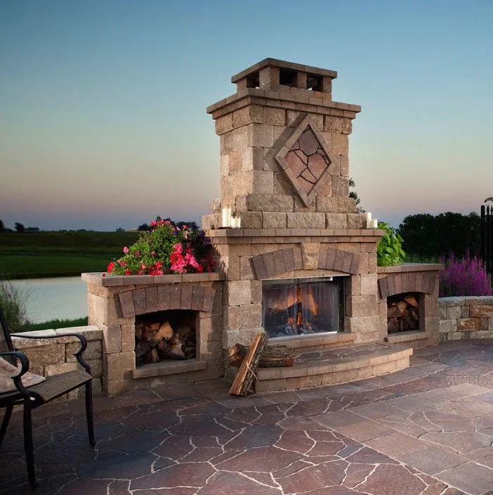 Custom outdoor landscaping with custom design in Lewiston, ID by Definitive Landscapes & Concrete