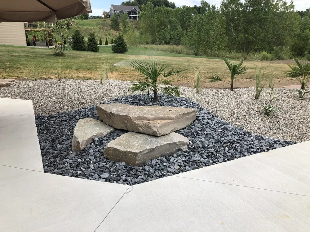 Local landscape installation in Grandville, MI by DeHamer Landscaping