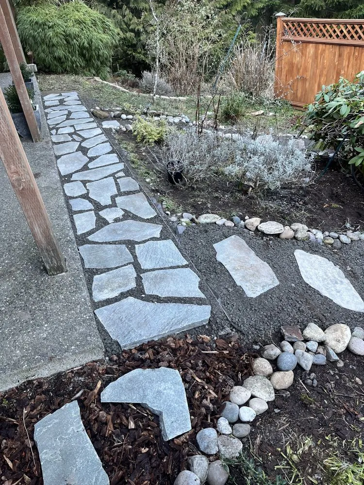 Custom residential landscaping in Bellingham, WA by Deja Vu Landscape