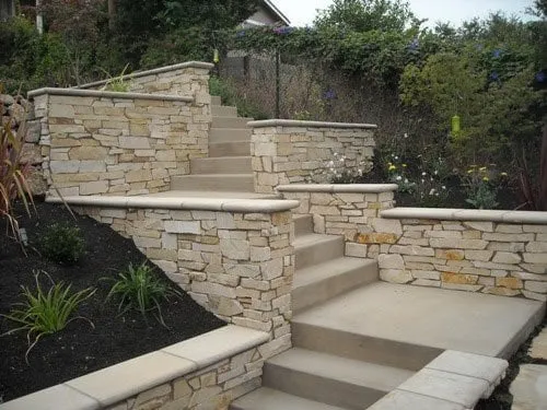 Custom landscape installation with custom design in Fremont, CA by Del Conte's Landscaping