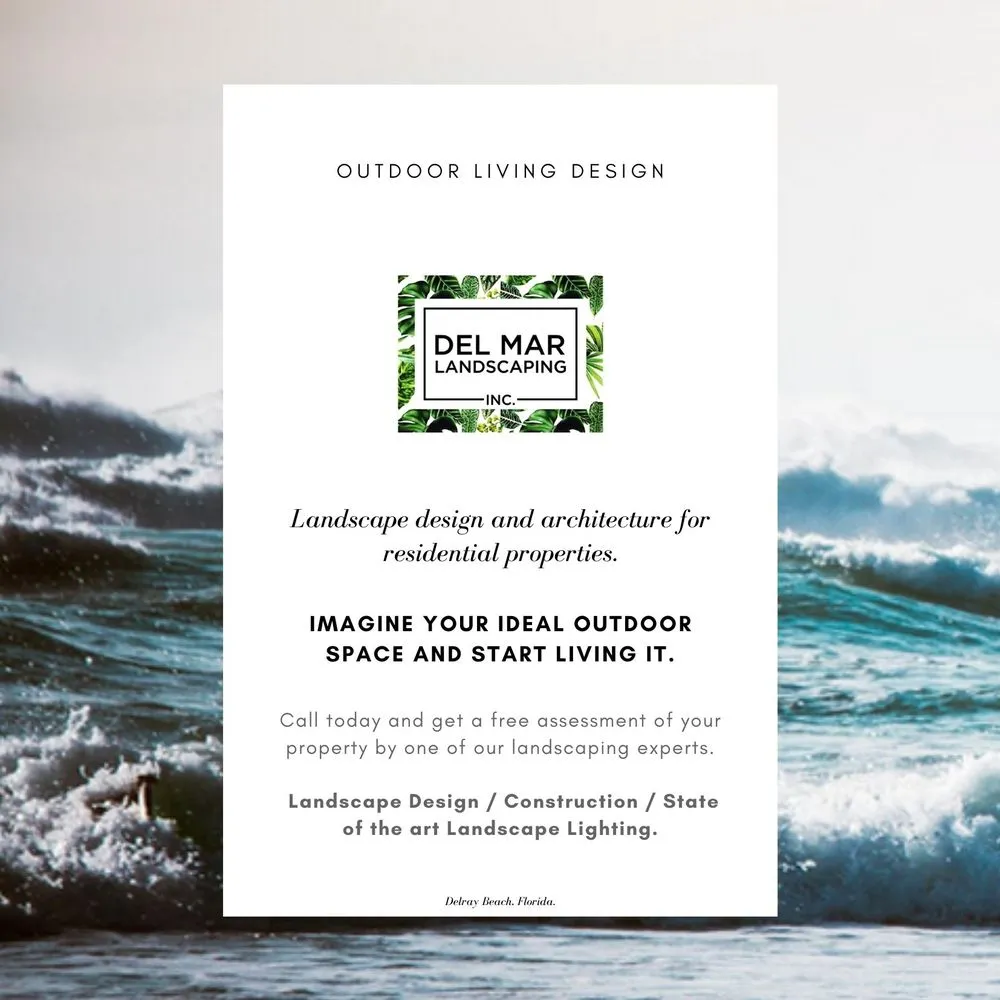 Local landscape design in Gulf Stream, FL by Del Mar Landscaping