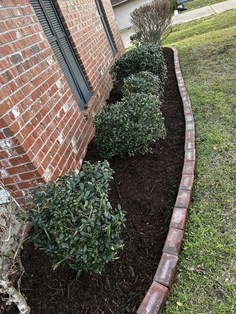 Affordable landscape installation in Jackson, MS by Del-Richard's Lawn & Landscape Service