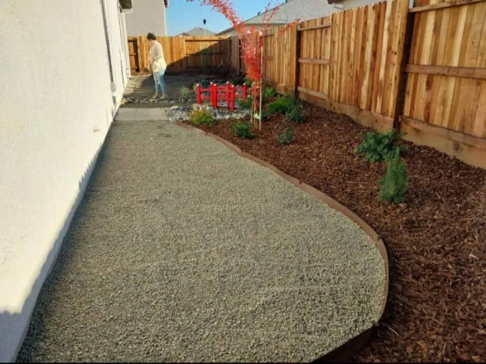Custom landscape installation in Linda, CA by Del Toro J&M lawn care care