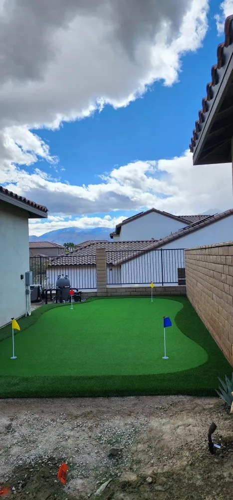 Professional outdoor landscaping in Cathedral City, CA by Del Villal Gardening