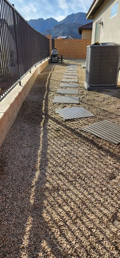 Professional lawn mowing service with custom design across Cathedral City, CA - Del Villal Gardening