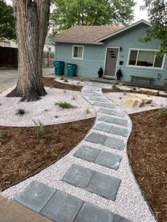 Local landscape installation with custom design across Fort Collins, CO - Delacruz