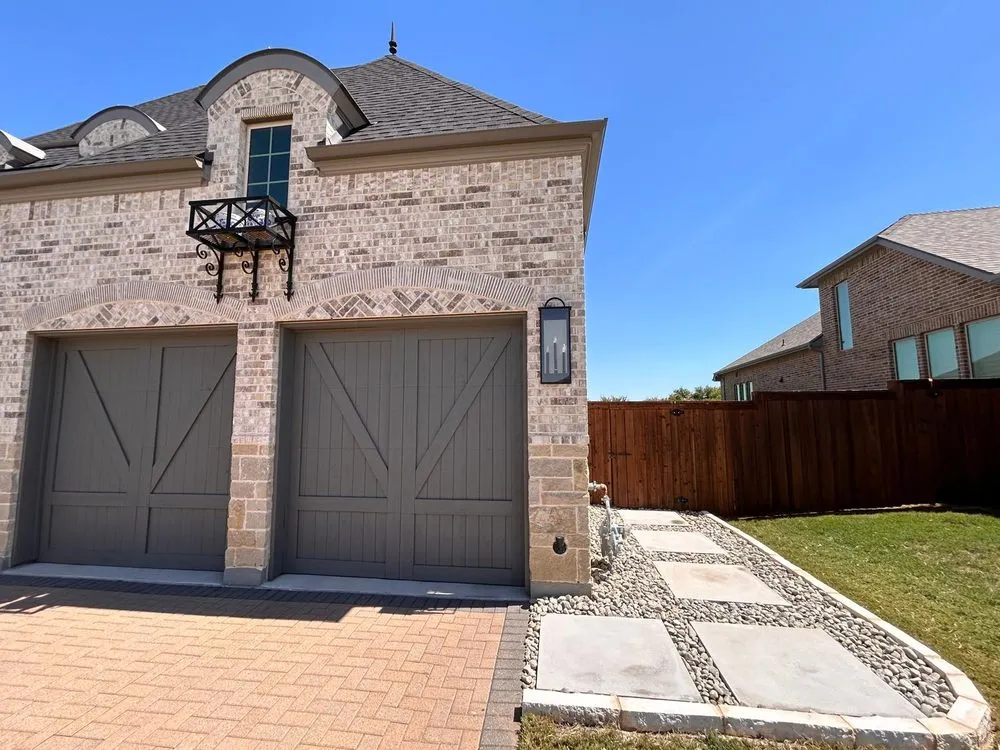 Professional garden landscaping with custom design across Fort Worth, TX - Delaney's Lawn Care