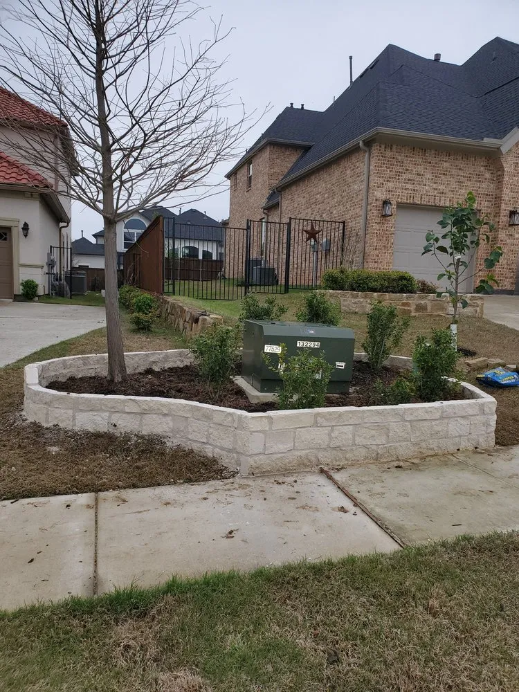 Reliable garden landscaping with custom design across Lewisville, TX - Delarosa Landscape