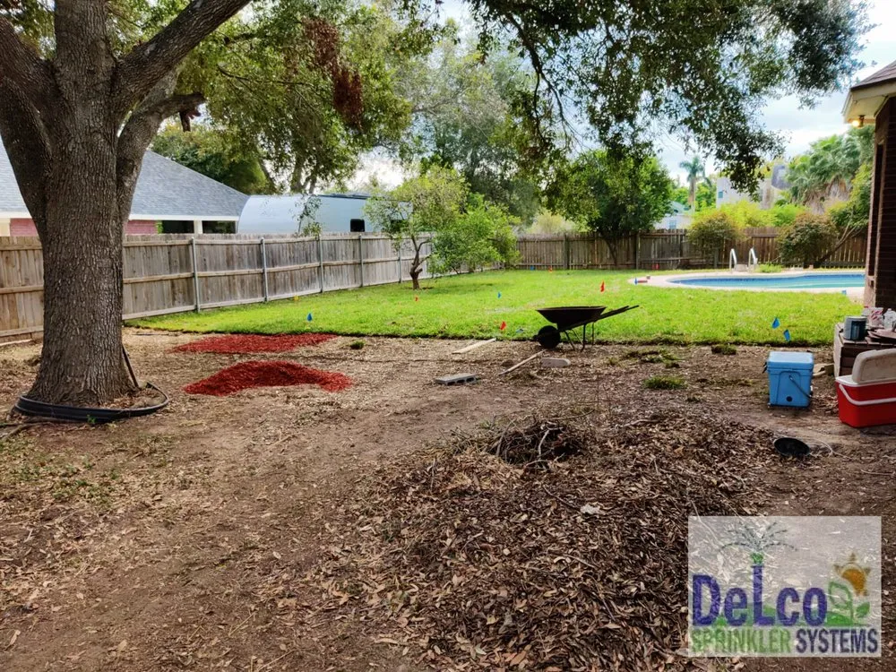 Local garden landscaping for year-round maintenance in Mission, TX by Delco Irrigation Sprinkler Systems
