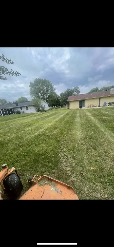Custom landscape installation in Muncie, IN by Delco Lawncare