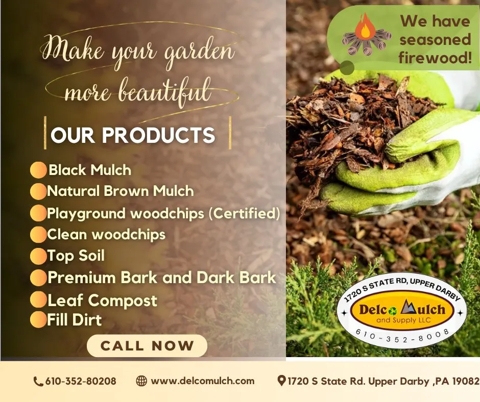 Custom outdoor landscaping in Upper Darby, PA - Delco Mulch and Supply