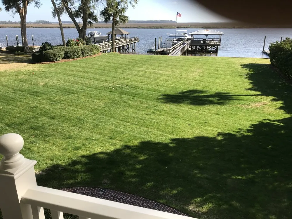 Trusted landscape installation with custom design in Savannah, GA by Delegal Landscapes