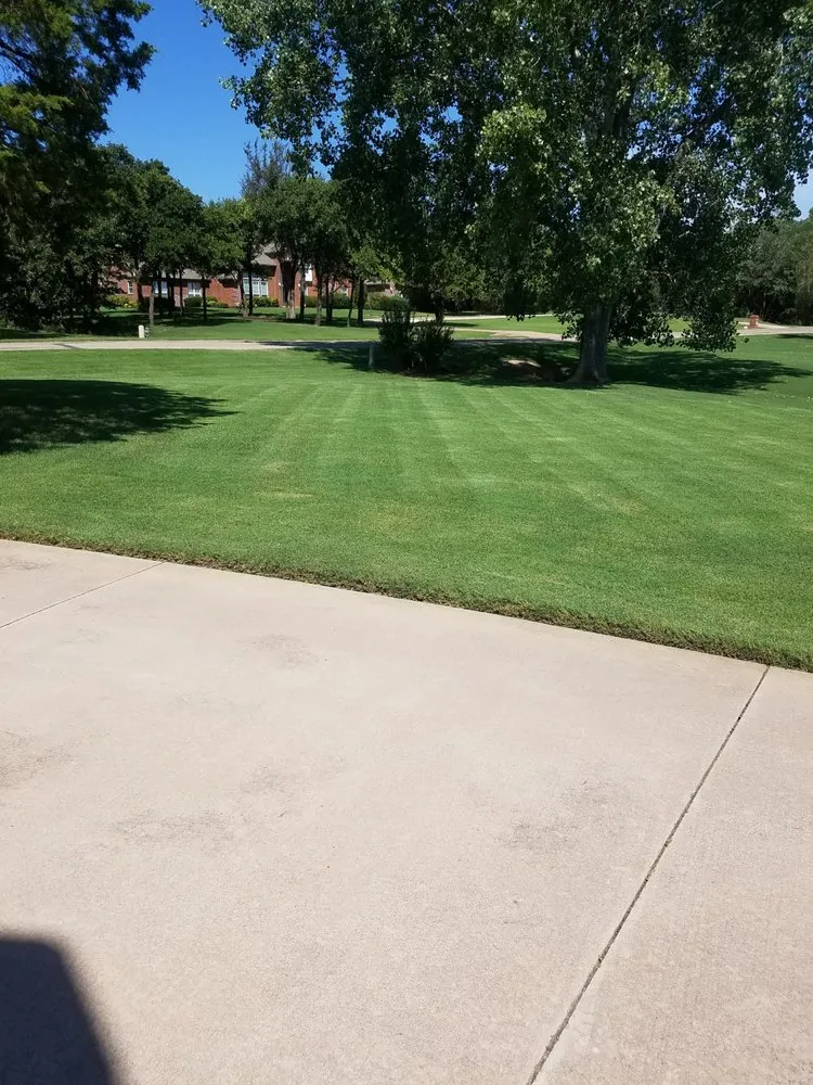 Professional landscape design for residential properties in Bethany, OK by DeLeon Lawn Care