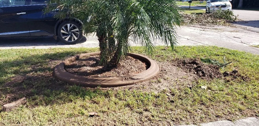 Custom garden landscaping for outdoor upgrades in Punta gorda, FL by Deleons Lawn Service