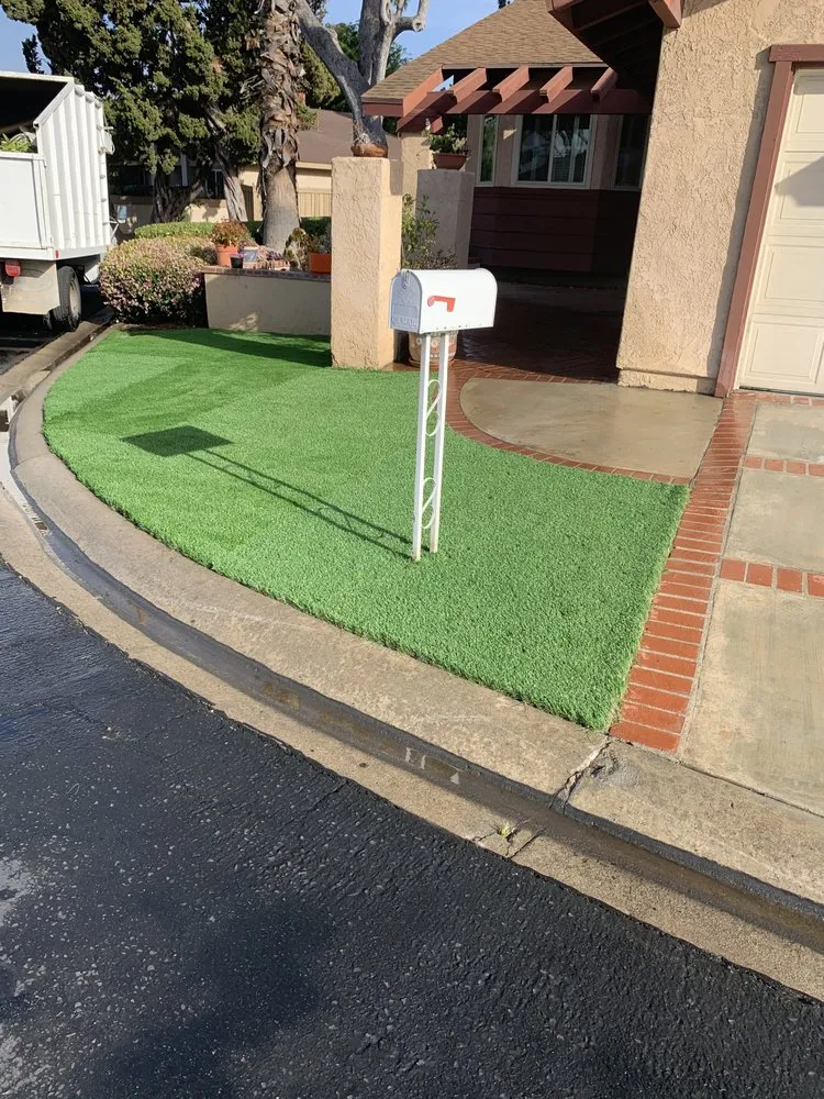 Affordable lawn mowing service for residential properties across Anaheim, CA - Delgadillo Landscape