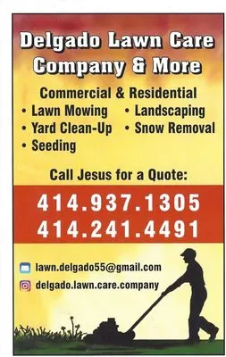 Delgado Lawn Care Company & More Logo