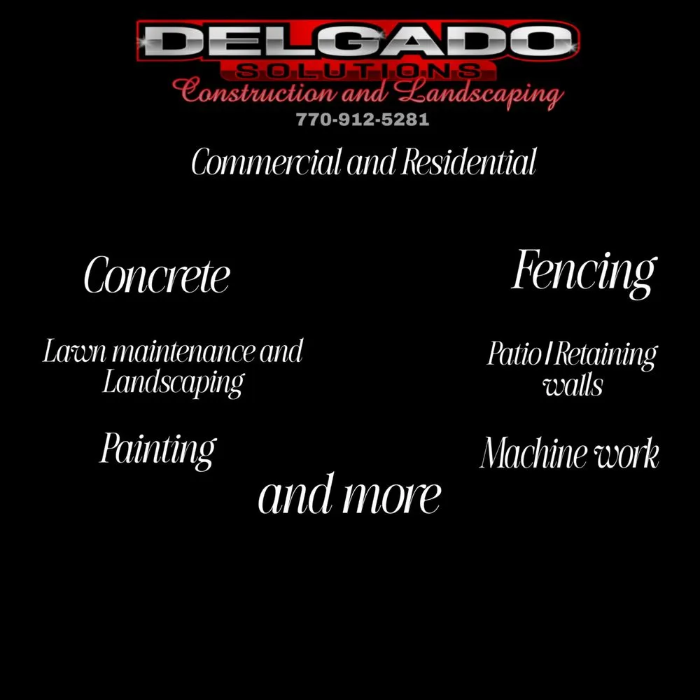 Custom landscape design for beautiful yards across Sharpsburg, GA - Delgado Solutions