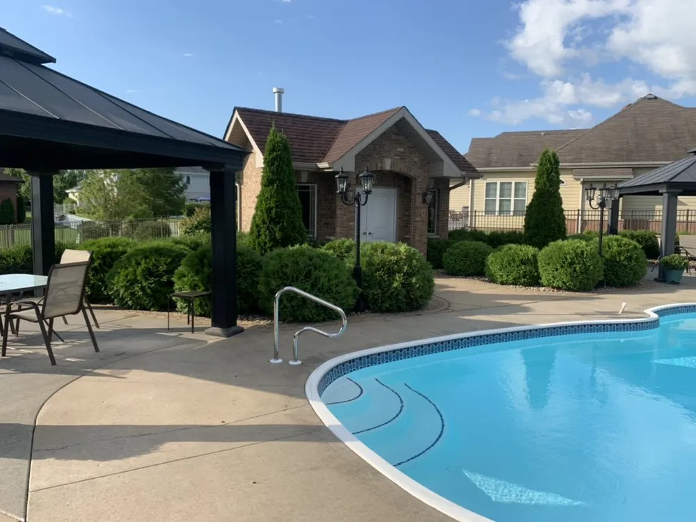 Custom outdoor landscaping in Crete, IL by Delgado’s Lawn Care