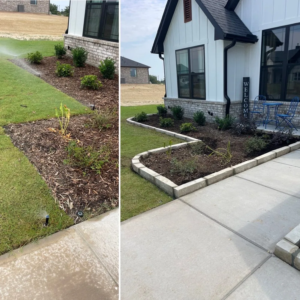 Professional lawn care service with custom design across Azle, TX - Delight Landscape