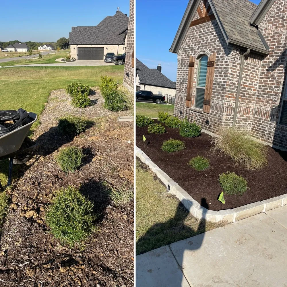 Professional residential landscaping in Azle, TX by Delight Landscape