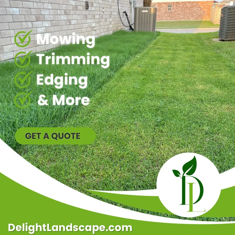Professional landscape design for residential properties in Fort Worth, TX by Delight Landscape