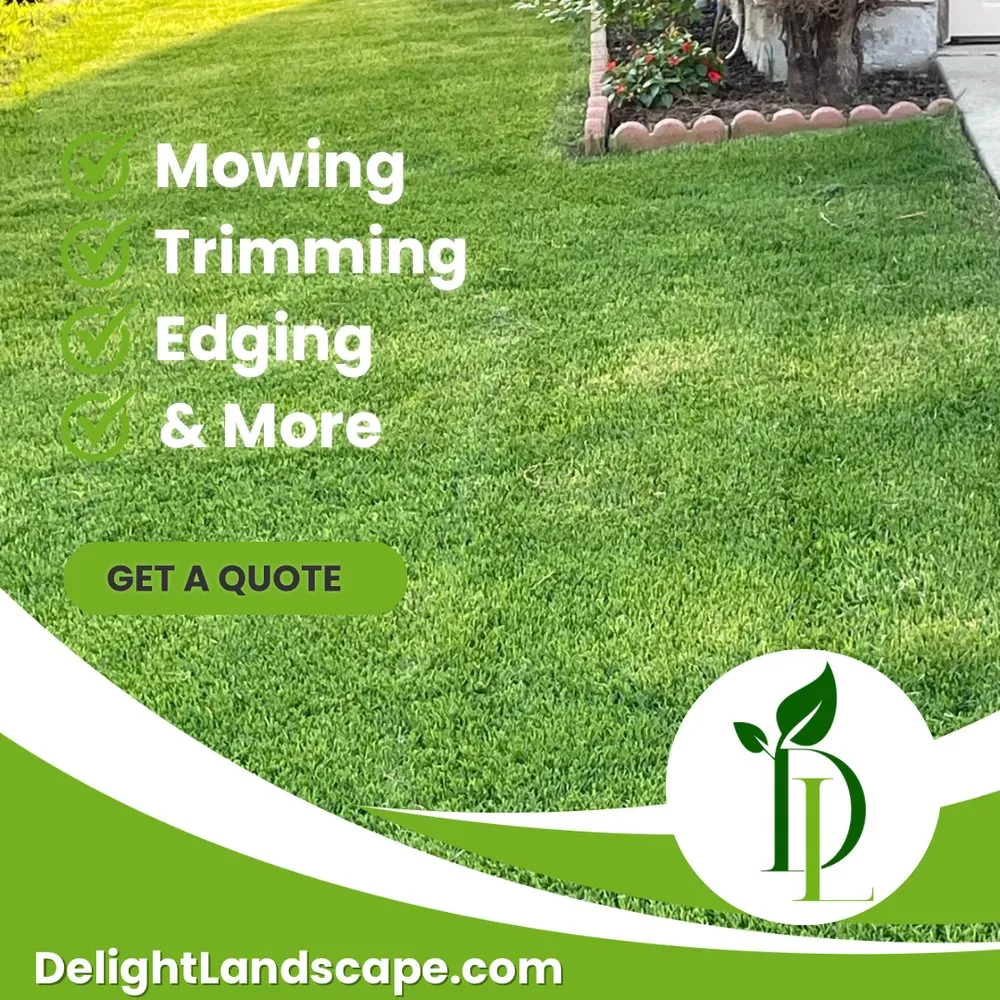 Professional landscape installation in Fort Worth, TX by Delight Landscape